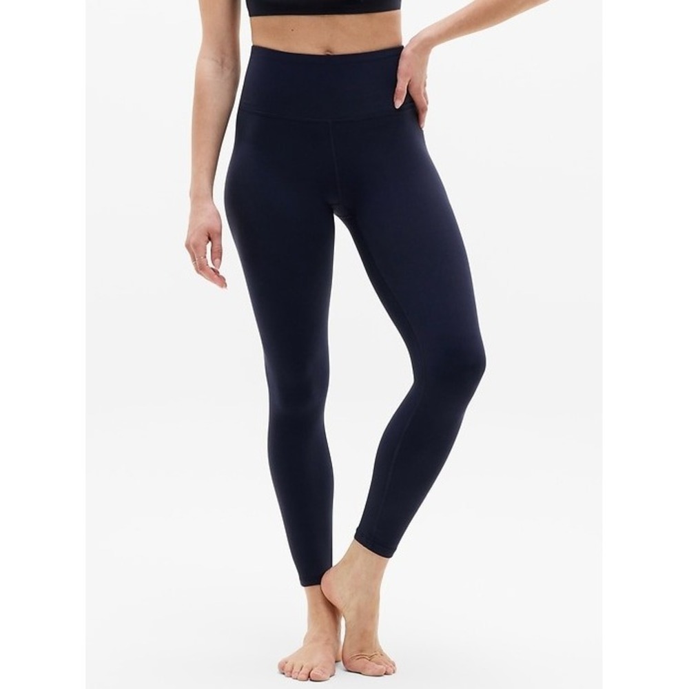 Athleta Leggings Womens XL Ultra High Rise Elation 7/8 Tight Navy Blue Athletic